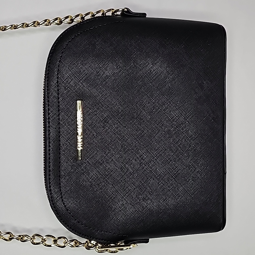 STEVE MADDEN ▪︎ BLACK CROSSBODY PURSE - Picture 1 of 9